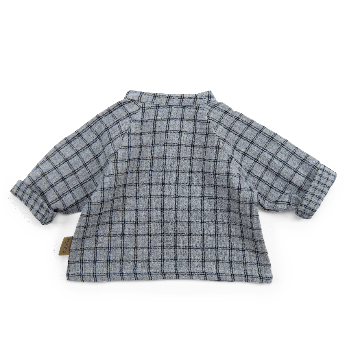 Greg Chemise Lange Gris Carreaux Les Animaux Du Monde Moulin Roty – Image 4