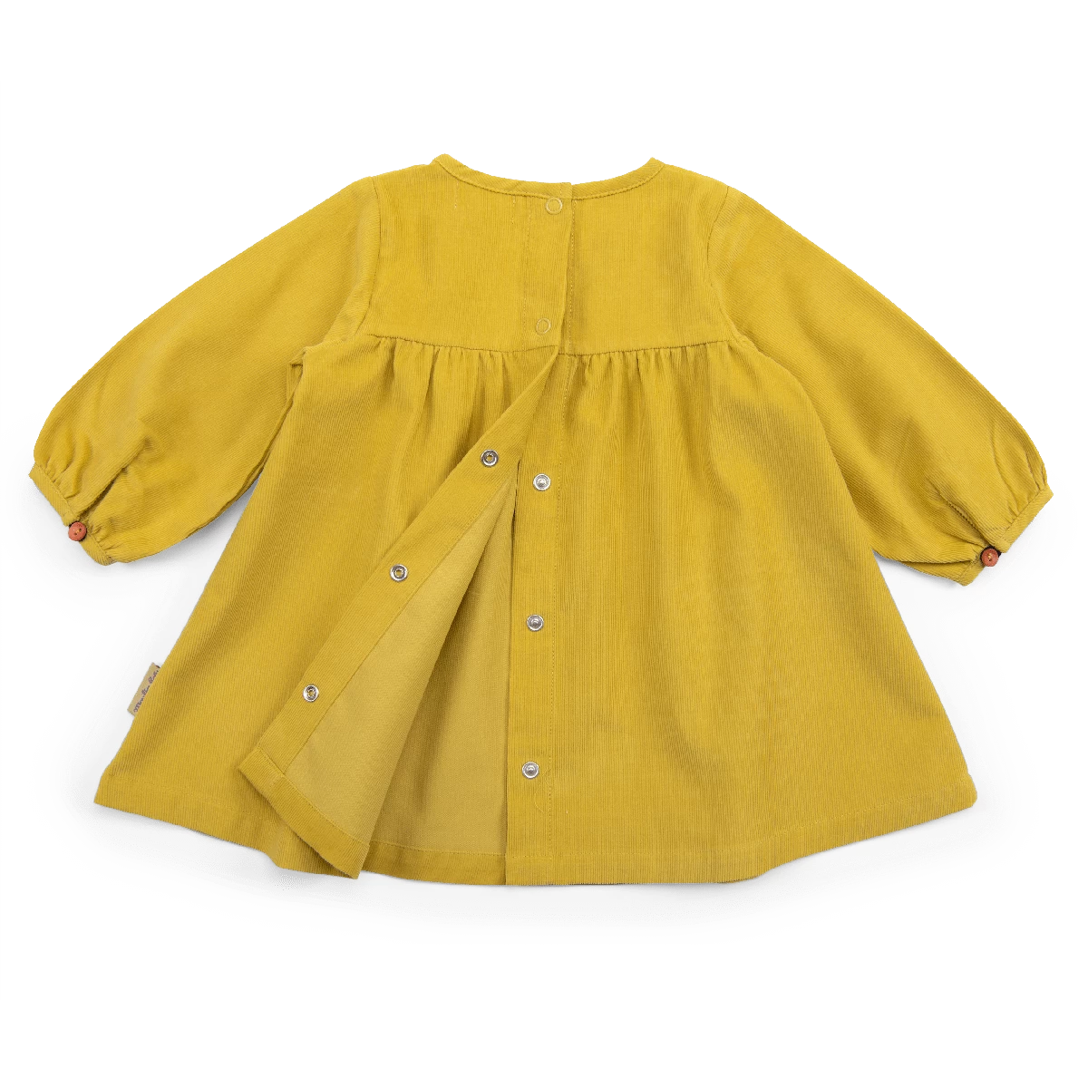 Gala Robe 12m Velours Milleraies Jaune Les Animaux Du Monde Moulin Roty – Image 3