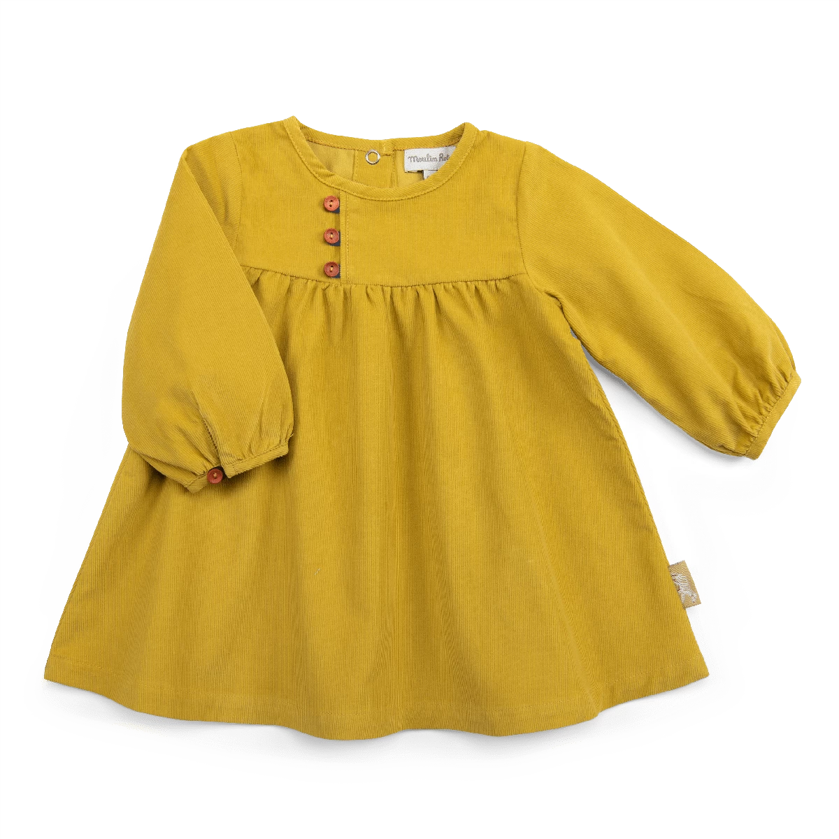 Gala Robe 36m Velours Milleraies Jaune Les Animaux Du Monde Moulin Roty