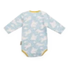 Gretel Body Jersey Bleu Allover Neige Les Animaux Du Monde Moulin Roty