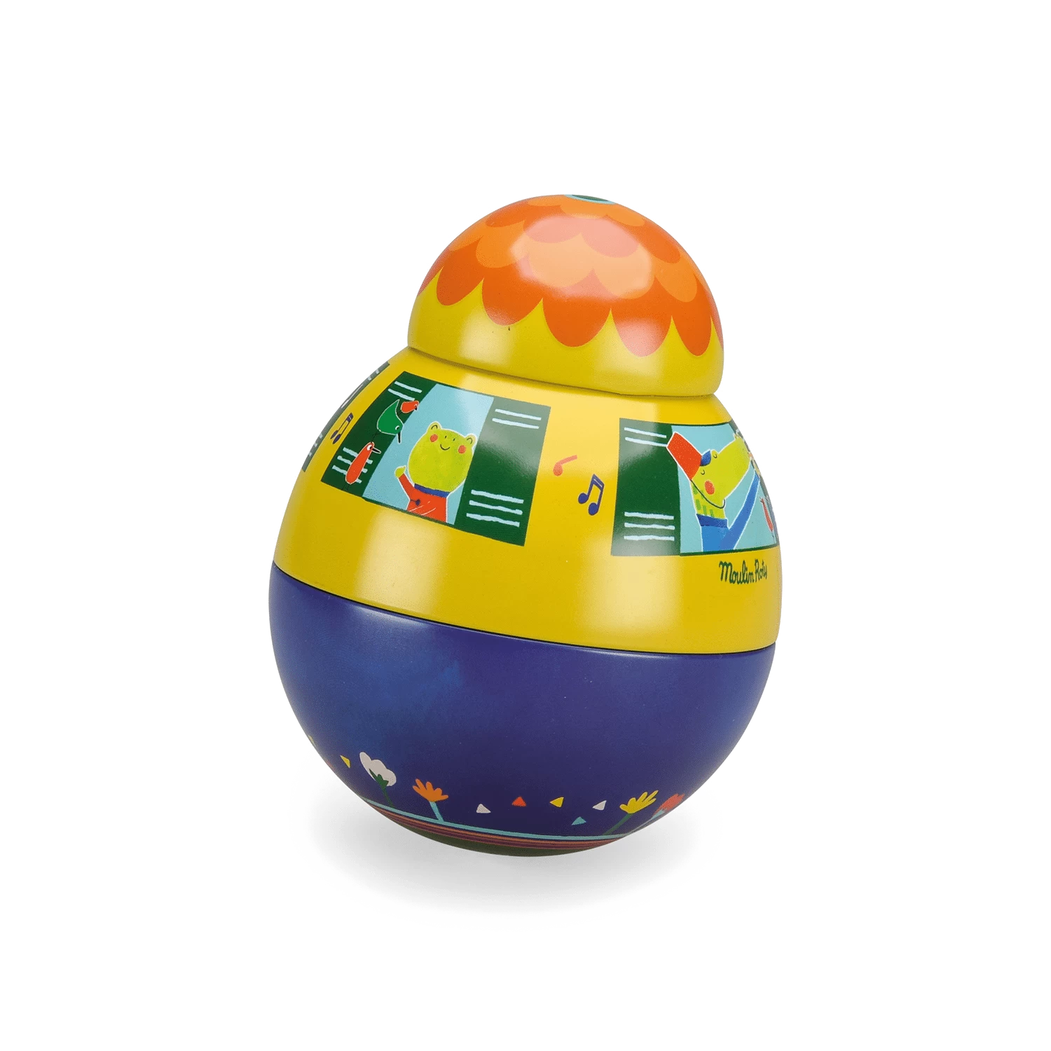 Culbuto Métal Fanfare Les Jouets Métal Moulin Roty – Image 3