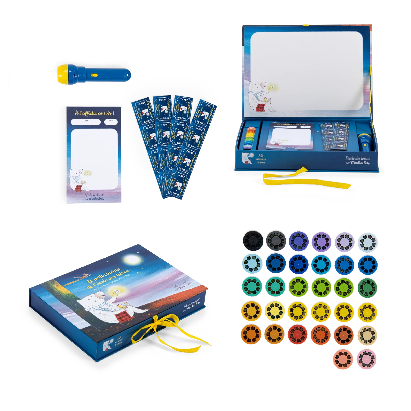 Coffret Cinéma Luxe 32 Histoires Du Soir Ecole Des Loisirs Moulin Roty – Image 5