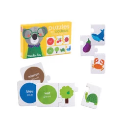 8 Puzzles Les Couleurs Les Popipop Moulin Roty