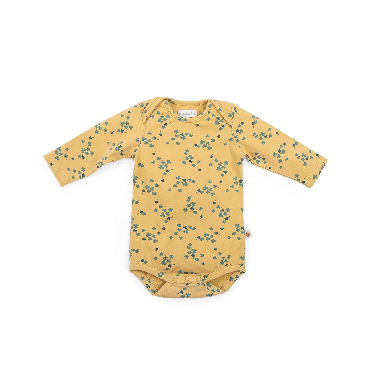 Moulin Roty Body En Jersey Imprimé Trèfles - Iris – Image 2