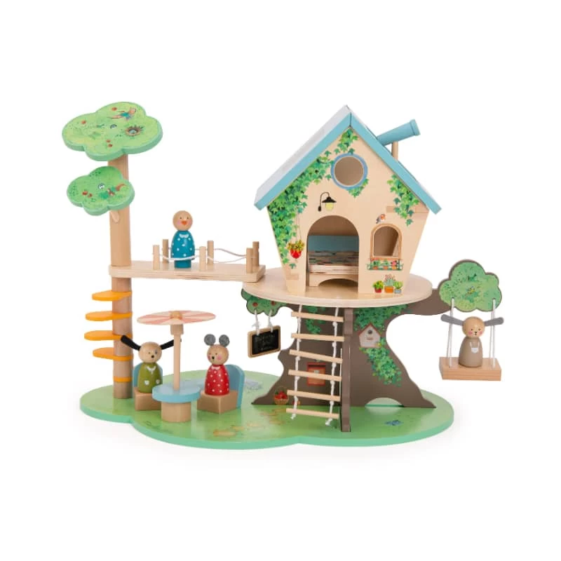 Cabane Dans Les Arbres En Bois La Grande Famille Moulin Roty – Image 3