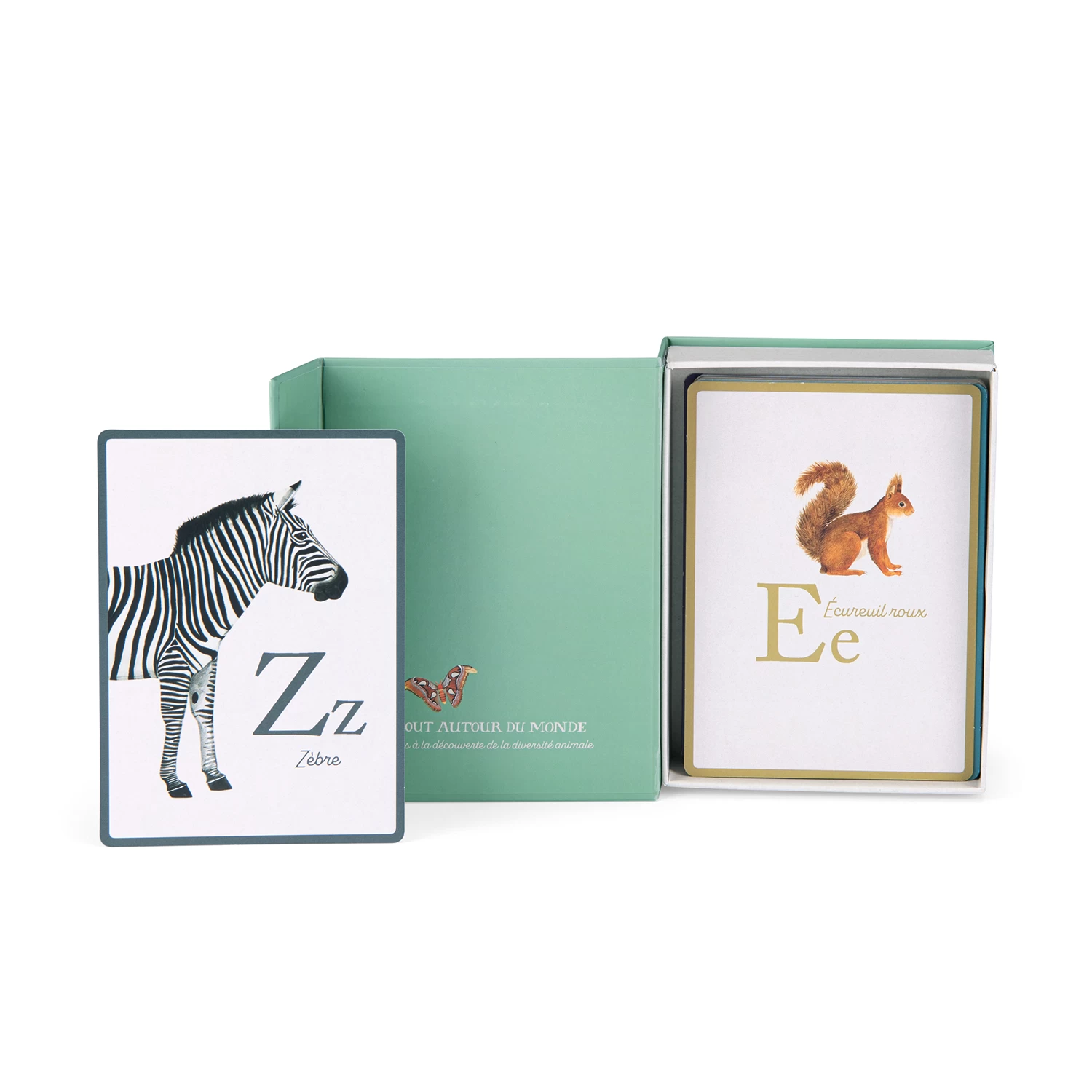 Cartes Abécédaire Tout Autour Du Monde (26 Cartes) Moulin Roty – Image 2