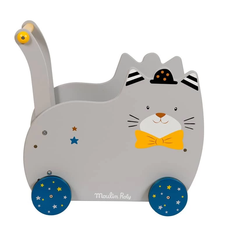 Chariot De Marche Chat Fernand Les Moustaches Moulin Roty – Image 2