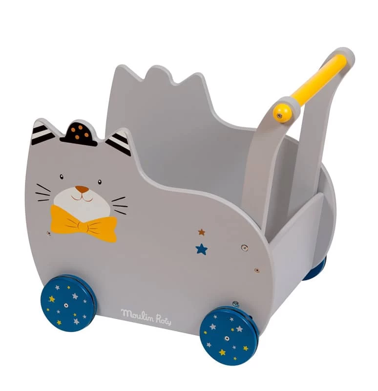 Chariot De Marche Chat Fernand Les Moustaches Moulin Roty – Image 3