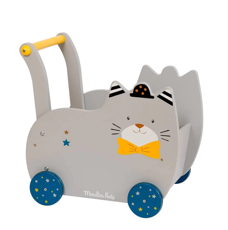 Chariot De Marche Chat Fernand Les Moustaches Moulin Roty – Image 4