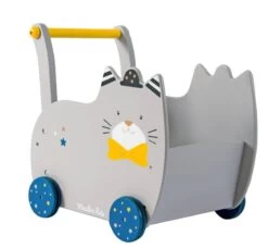 Chariot De Marche Chat Fernand Les Moustaches Moulin Roty