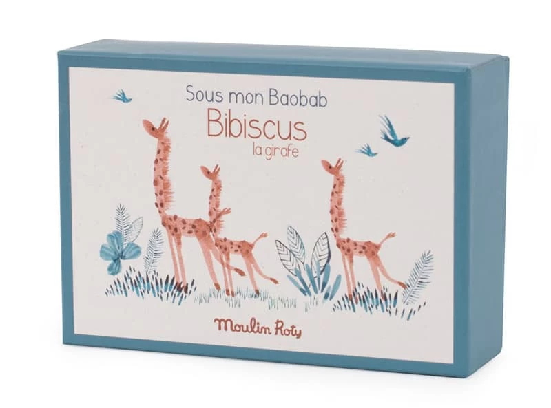 Chaussons Bébé Girafe Sous Mon Baobab Moulin Roty – Image 3