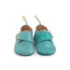 Chaussons Cuir Oie Bleu Le Voyage D'Olga Moulin Roty