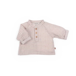 Moulin Roty Chemise En Lange Imprimé Carreaux Bicolore - Isae