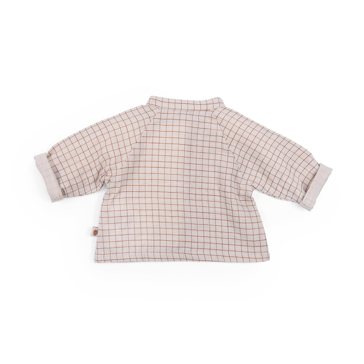 Moulin Roty Chemise En Lange Imprimé Carreaux Bicolore - Isae – Image 4