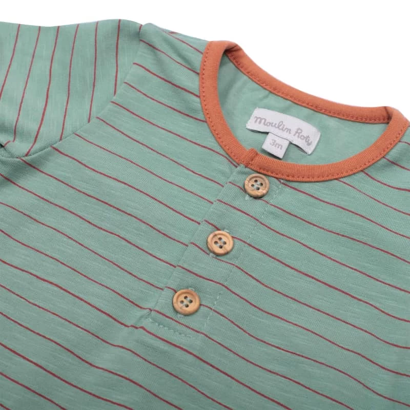 Combinaison Ferdinand à Rayures Pomme Des Bois Moulin Roty – Image 4