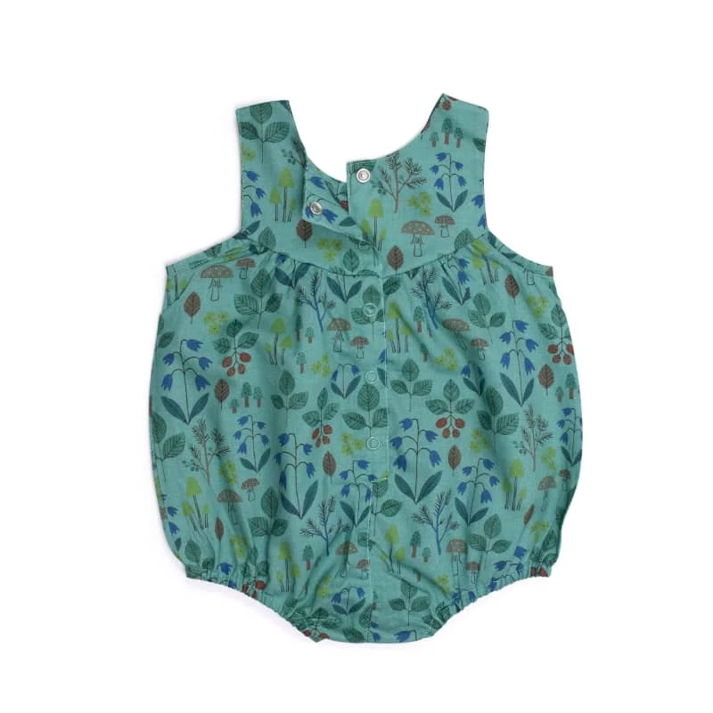 Combinaison Feuille Impression Grandes Fleurs Pomme Des Bois Moulin Roty – Image 4