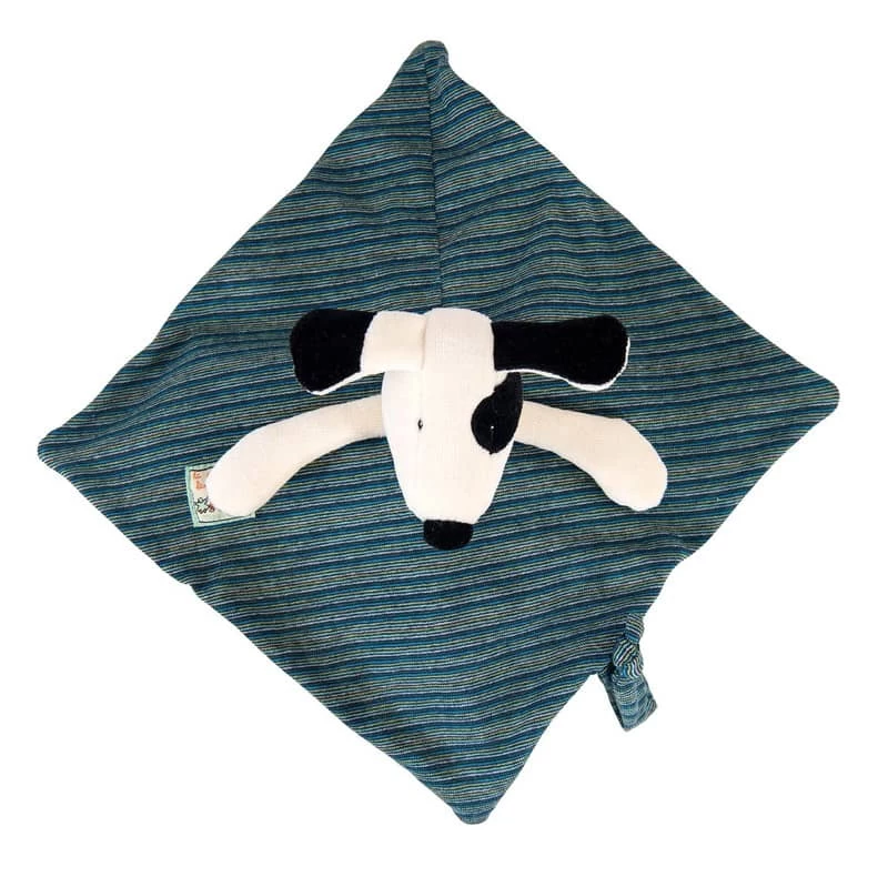 Doudou Bleu Julius Le Chien La Grande Famille Moulin Roty