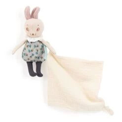 Doudou Mouchoir à Broder Souris Après La Pluie Moulin Roty