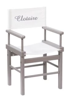 Fauteuil Metteur En Scène Personnalisable Taupe Moulin Roty