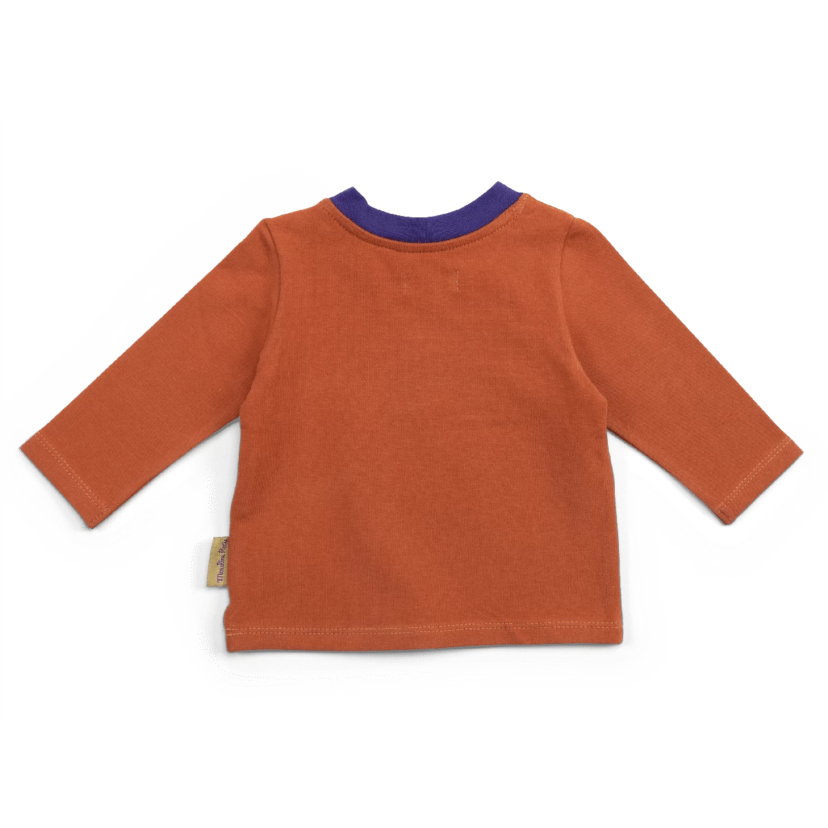 Gabin Tee-shirt Jersey Rouille Motif Tigre Les Animaux Du Monde Moulin Roty – Image 4