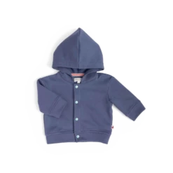 Harold Gilet Molleton Bleu Bord De Mer Moulin Roty