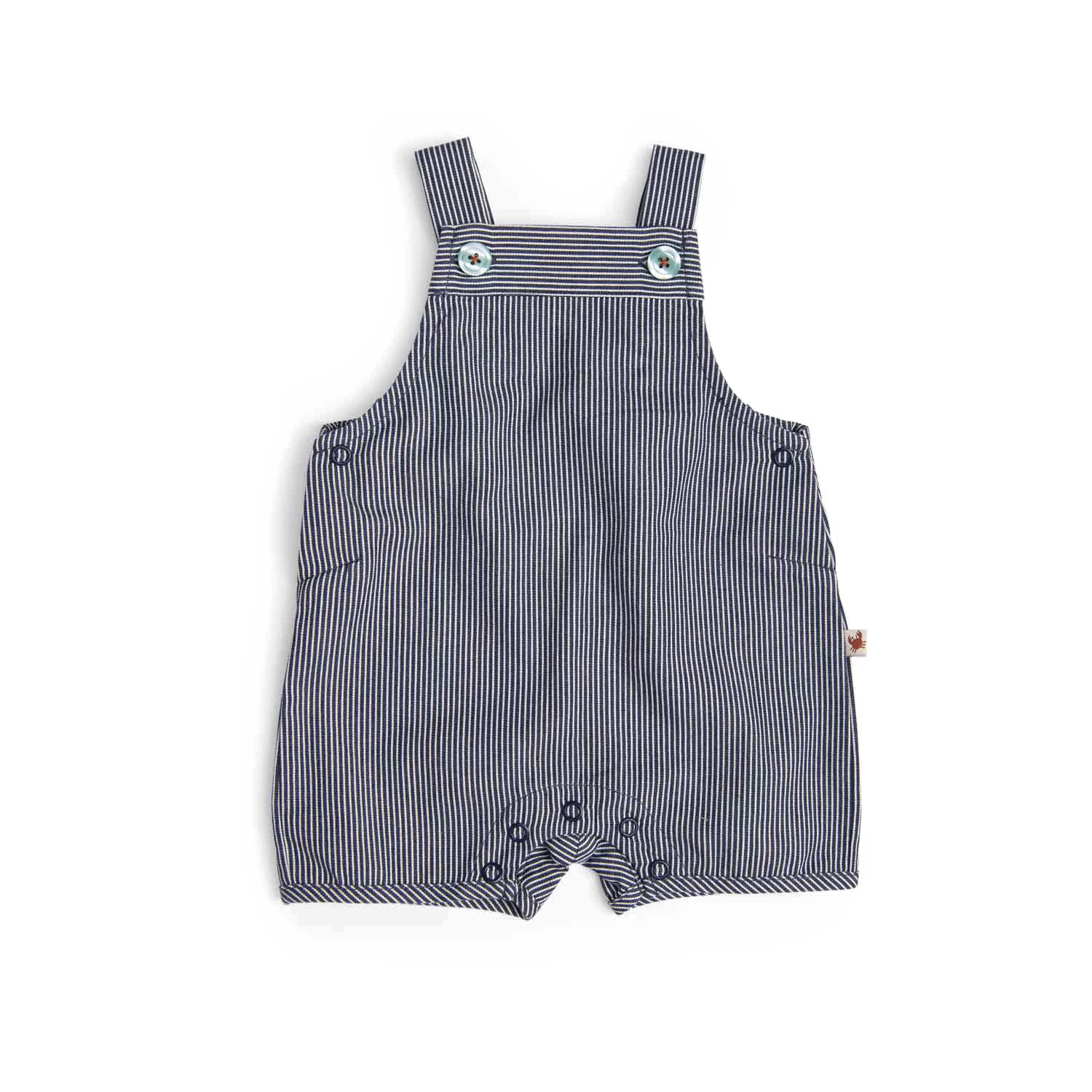 Hippolyte Salopette Coton Rayé Bord De Mer Moulin Roty