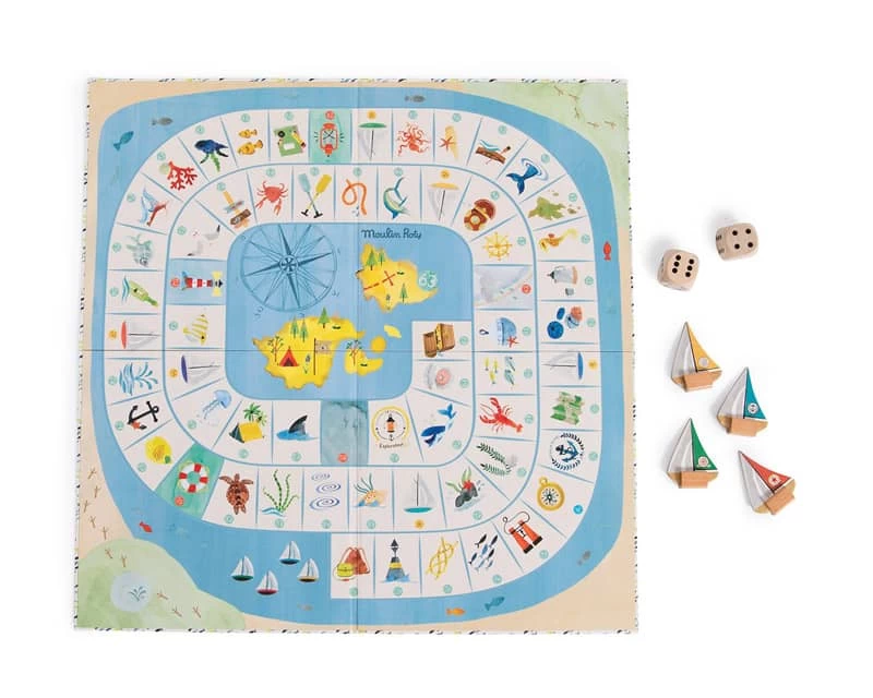 Jeu De L'oie De L'explorateur Le Jardin Du Moulin Moulin Roty – Image 2