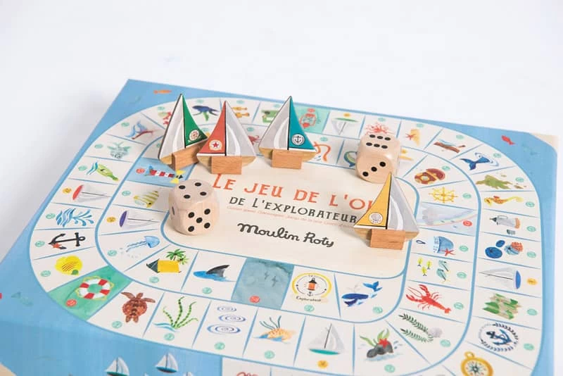 Jeu De L'oie De L'explorateur Le Jardin Du Moulin Moulin Roty – Image 6