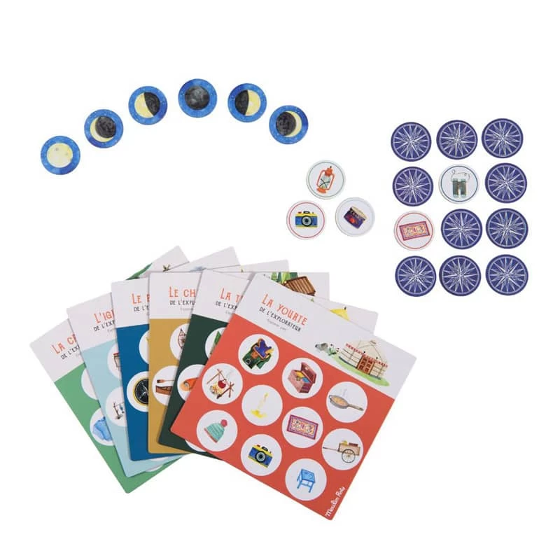 Jeu De Mémoire Je Monte Mon Campement Le Jardin Du Moulin Moulin Roty – Image 3