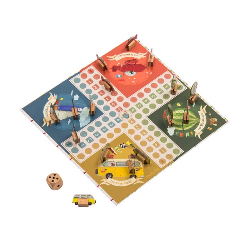 Jeu De Petits Chevaux Le Jardin Du Moulin Moulin Roty – Image 2