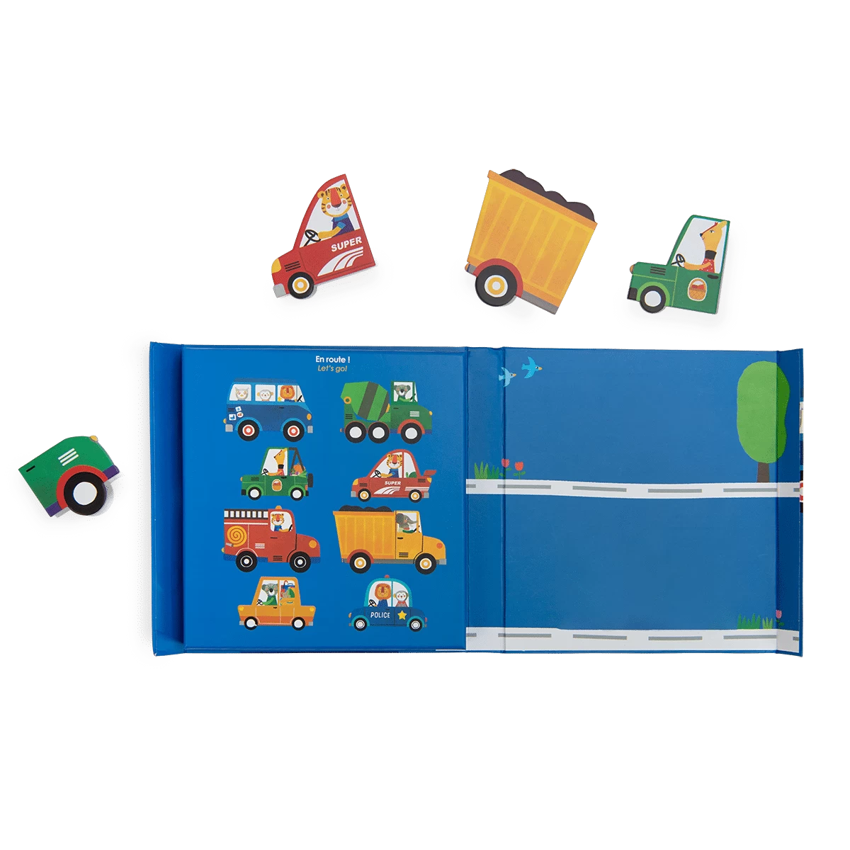 Jeu Magnétique Les Véhicules Les Popipop Moulin Roty – Image 3