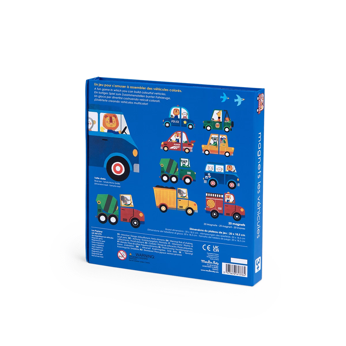 Jeu Magnétique Les Véhicules Les Popipop Moulin Roty – Image 5