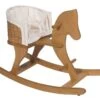Le Cheval Bascule Siège Osier Jouets D'hier Moulin Roty