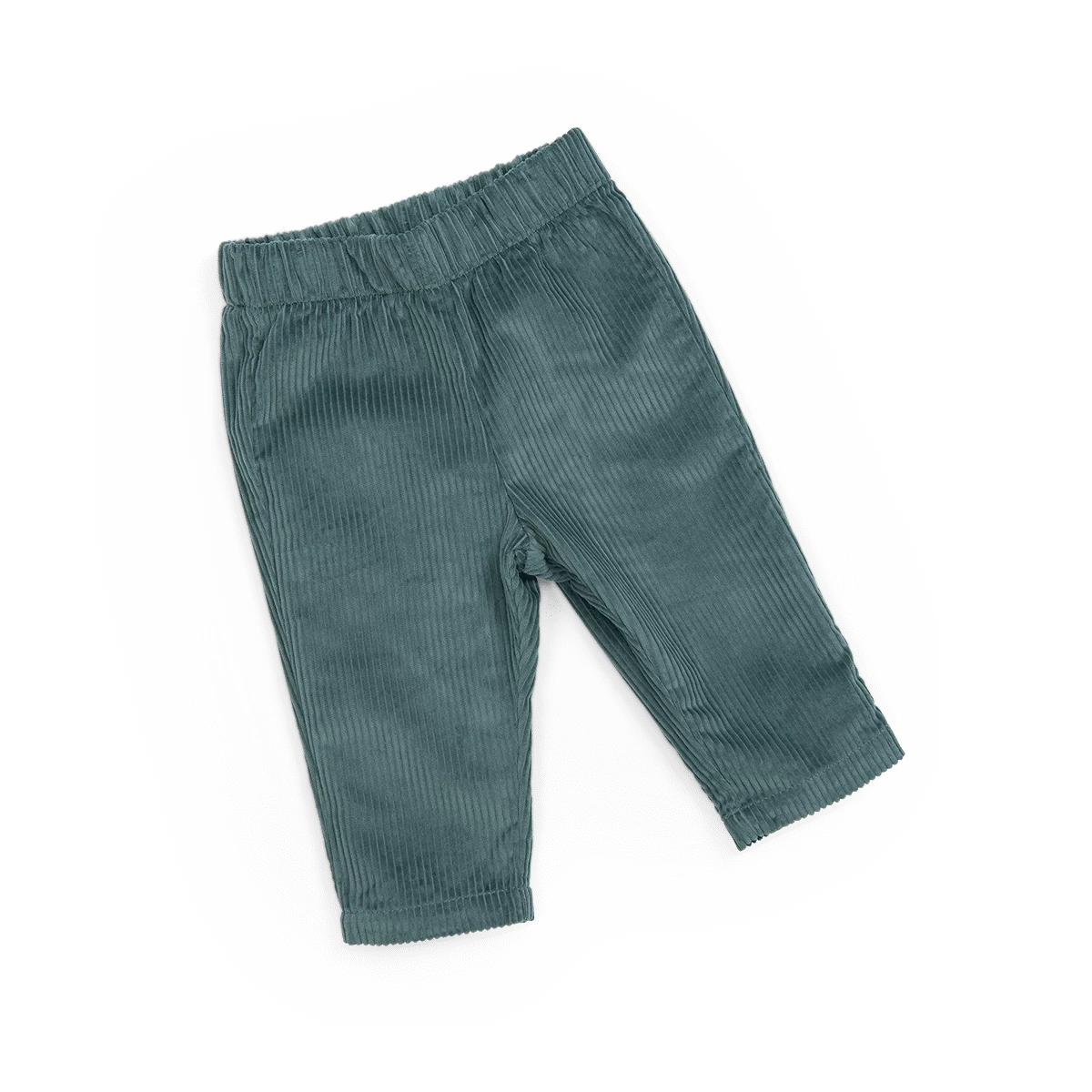 Moulin Roty Pantalon En Velours Bleu Vert - Ivon