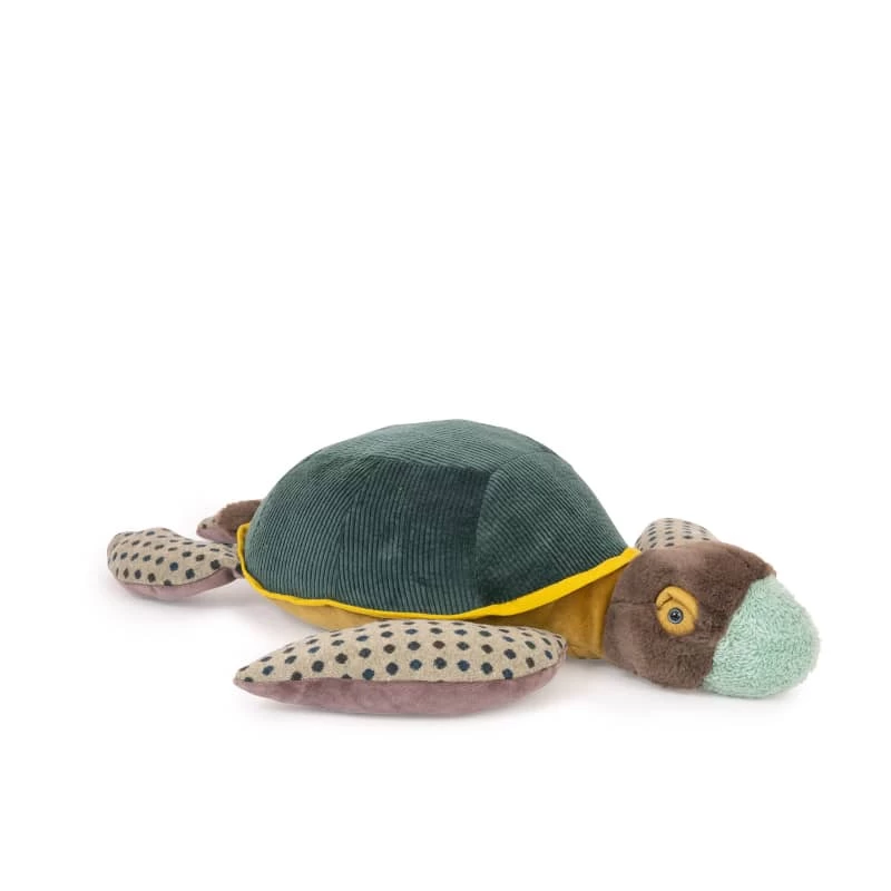 Peluche Grande Tortue Tout Autour Du Monde Moulin Roty