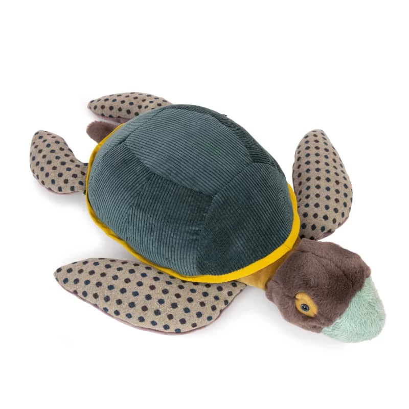 Peluche Grande Tortue Tout Autour Du Monde Moulin Roty – Image 3