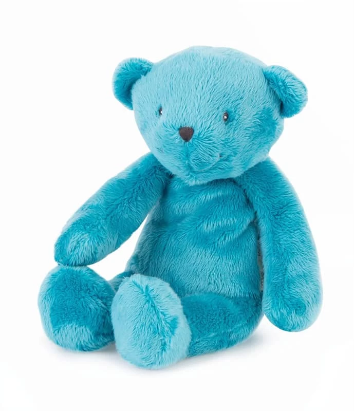 Peluche Ours Bleu 30 Cm Les P'tits Doudous De L'hôpital Moulin Roty
