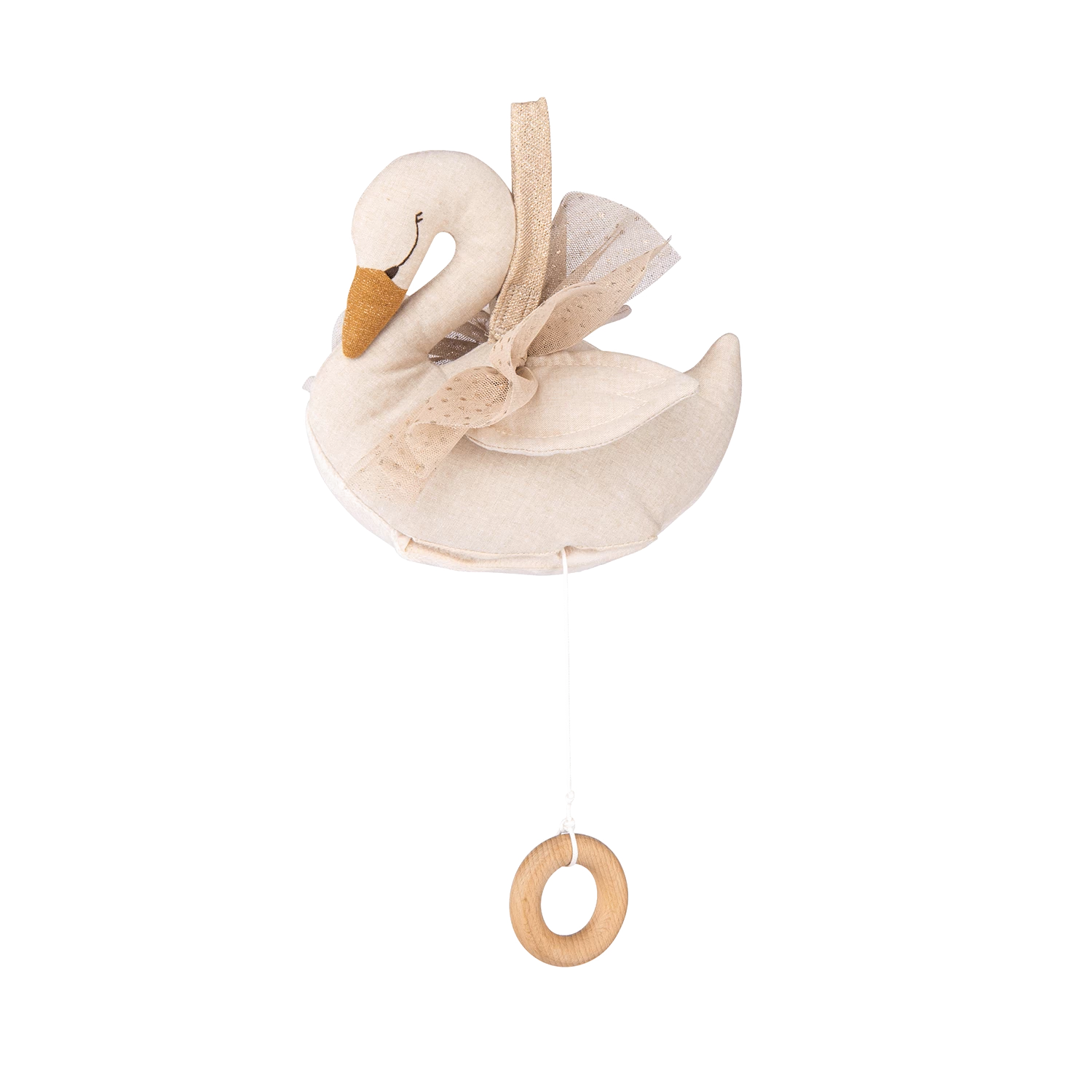 Peluche Petit Cygne Musical La Petite école De Danse Moulin Roty – Image 2