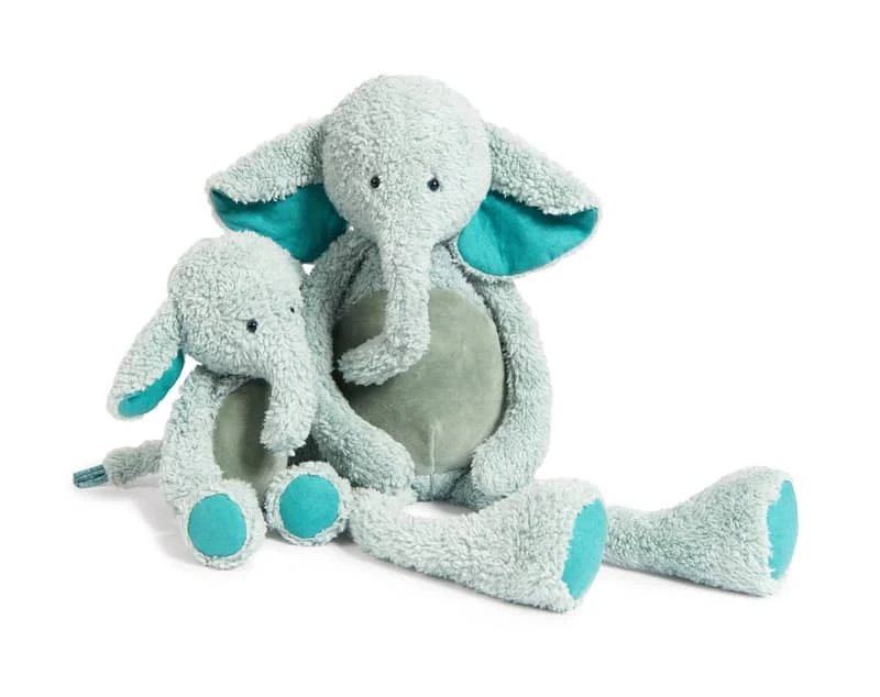 Peluche Petit éléphant Les Baba Bou Moulin Roty – Image 3