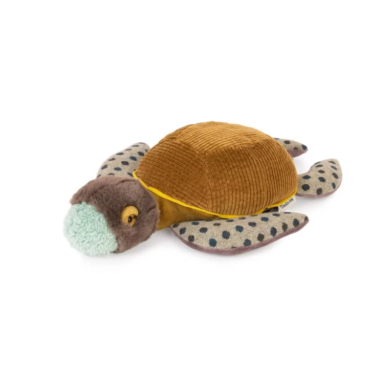 Peluche Petite Tortue Tout Autour Du Monde Moulin Roty – Image 2