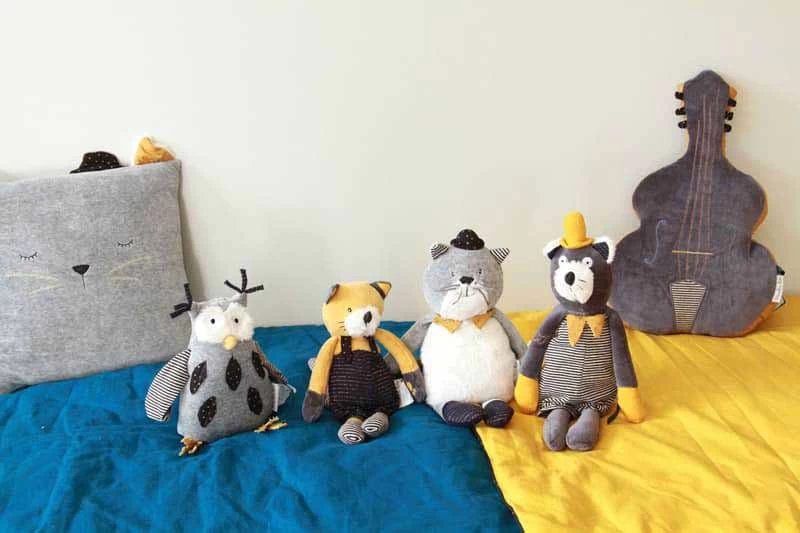 Peluche Chat Moutarde Lulu Les Moustaches Moulin Roty – Image 3