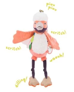 Peluche D'activités Paloma Dans La Jungle Moulin Roty