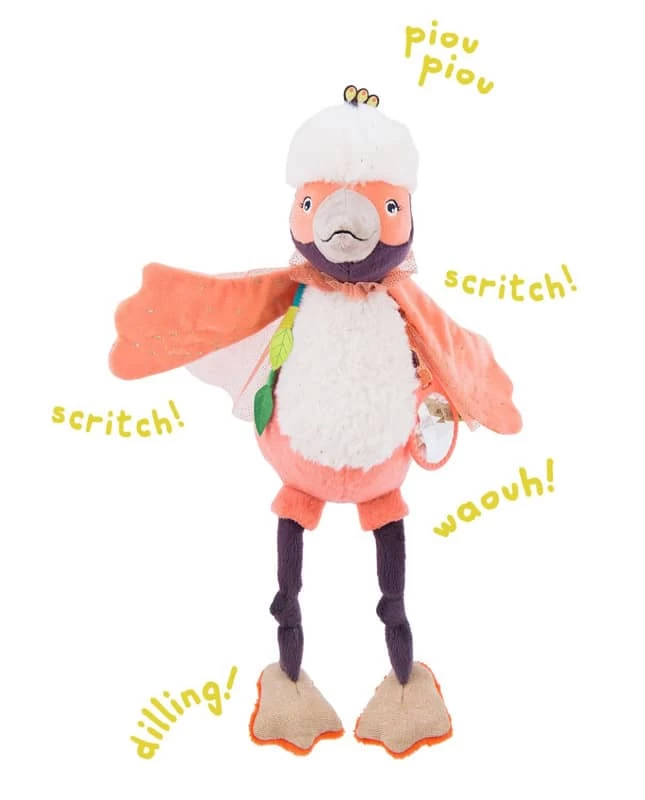 Peluche D'activités Paloma Dans La Jungle Moulin Roty