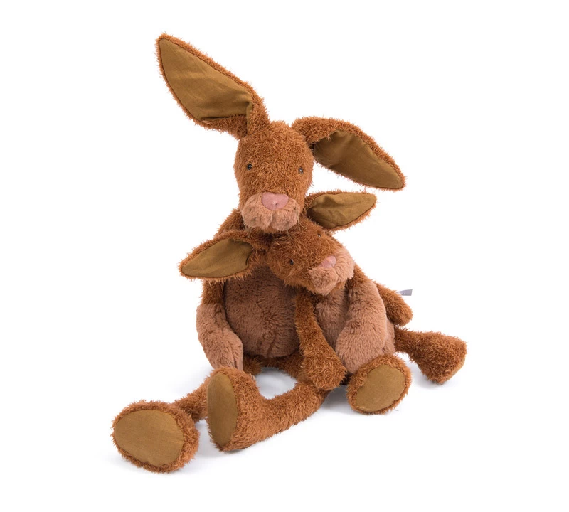 Peluche Grand Lapin Les Baba Bou Moulin Roty – Image 2
