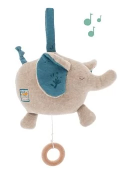 Peluche Musicale Eléphant Sous Mon Baobab Moulin Roty