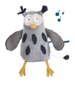 Peluche Musicale Monsieur Hibou Les Moustaches Moulin Roty
