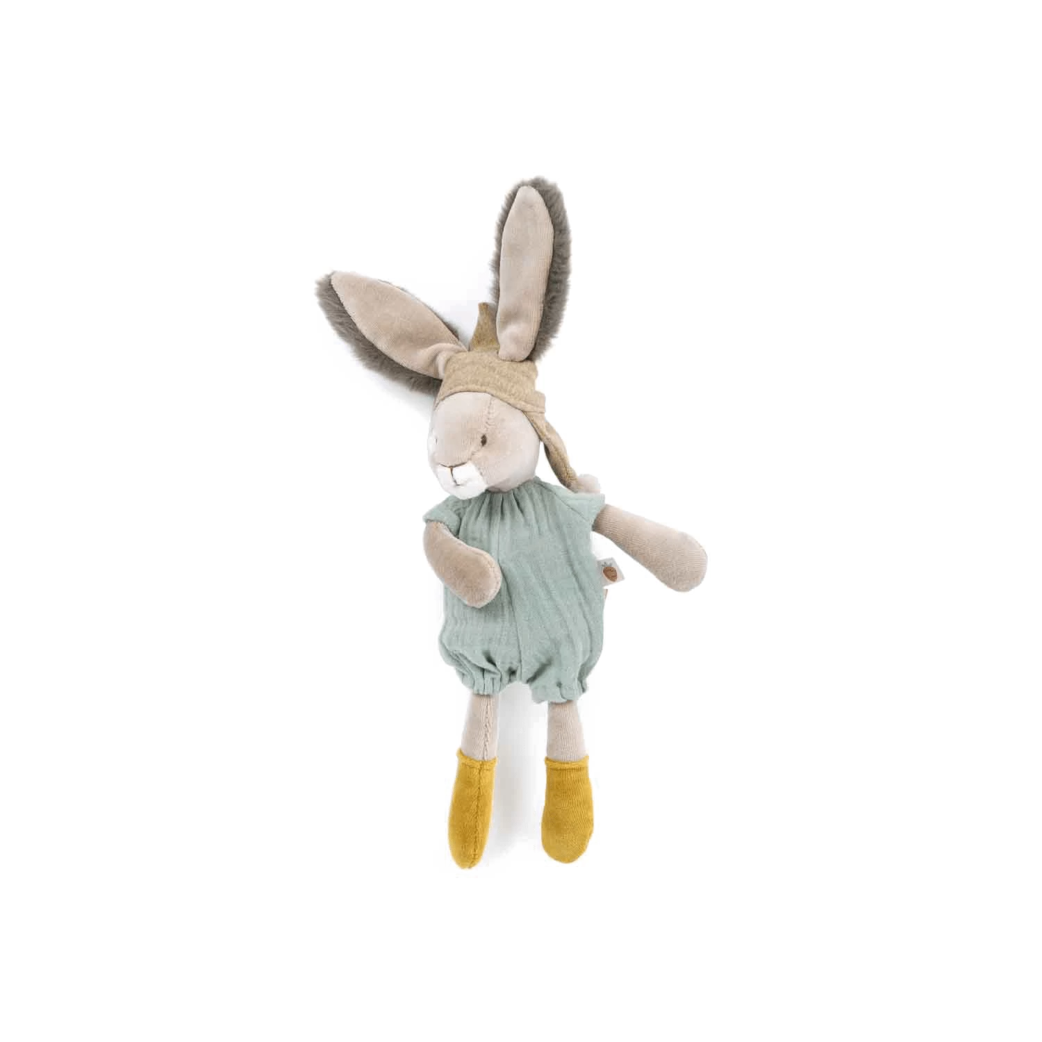 Petite Peluche Lapin Sauge Trois Petits Lapins Moulin Roty – Image 2