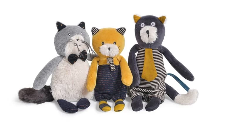 Petite Peluche Chat Moutarde Lulu Les Moustaches Moulin Roty – Image 2