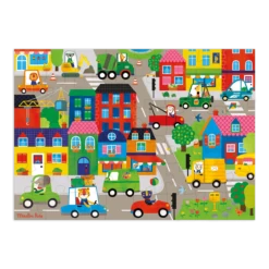 Puzzle En Ville 48 Pcs Les Popipop Moulin Roty