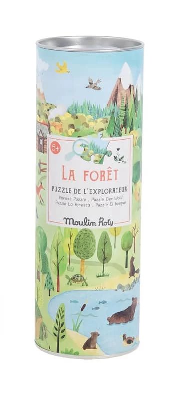 Puzzle La Forêt 96 Pièces Le Jardin Du Moulin Moulin Roty – Image 2